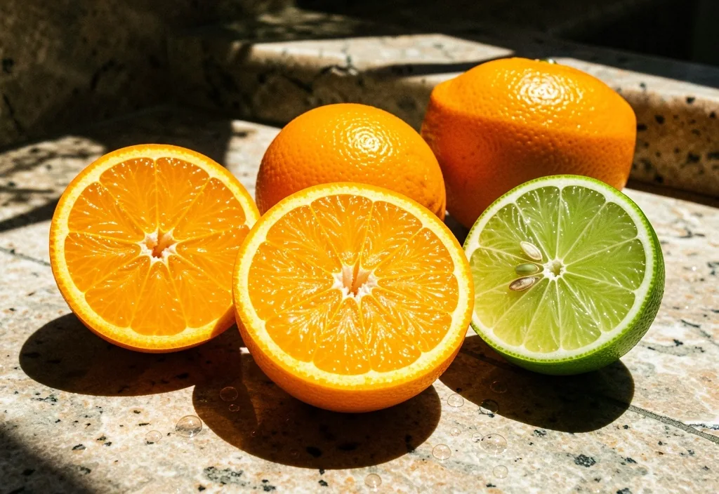 Frutas cítricas frescas representando vitalidad